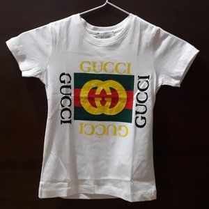 Gucci kids white tee